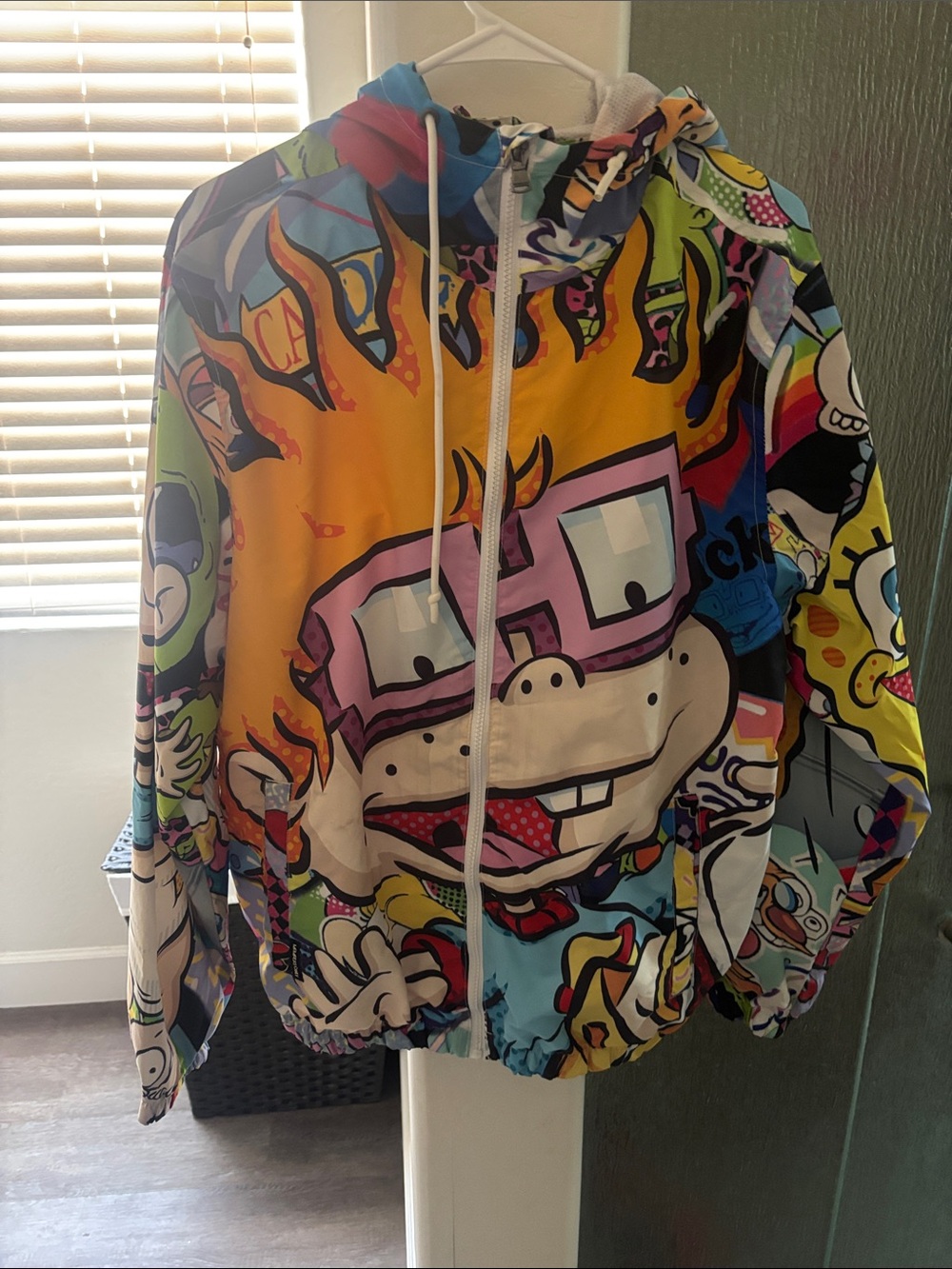 Members Only Nickelodeon Rugrats Chucky Hooded Raincoat